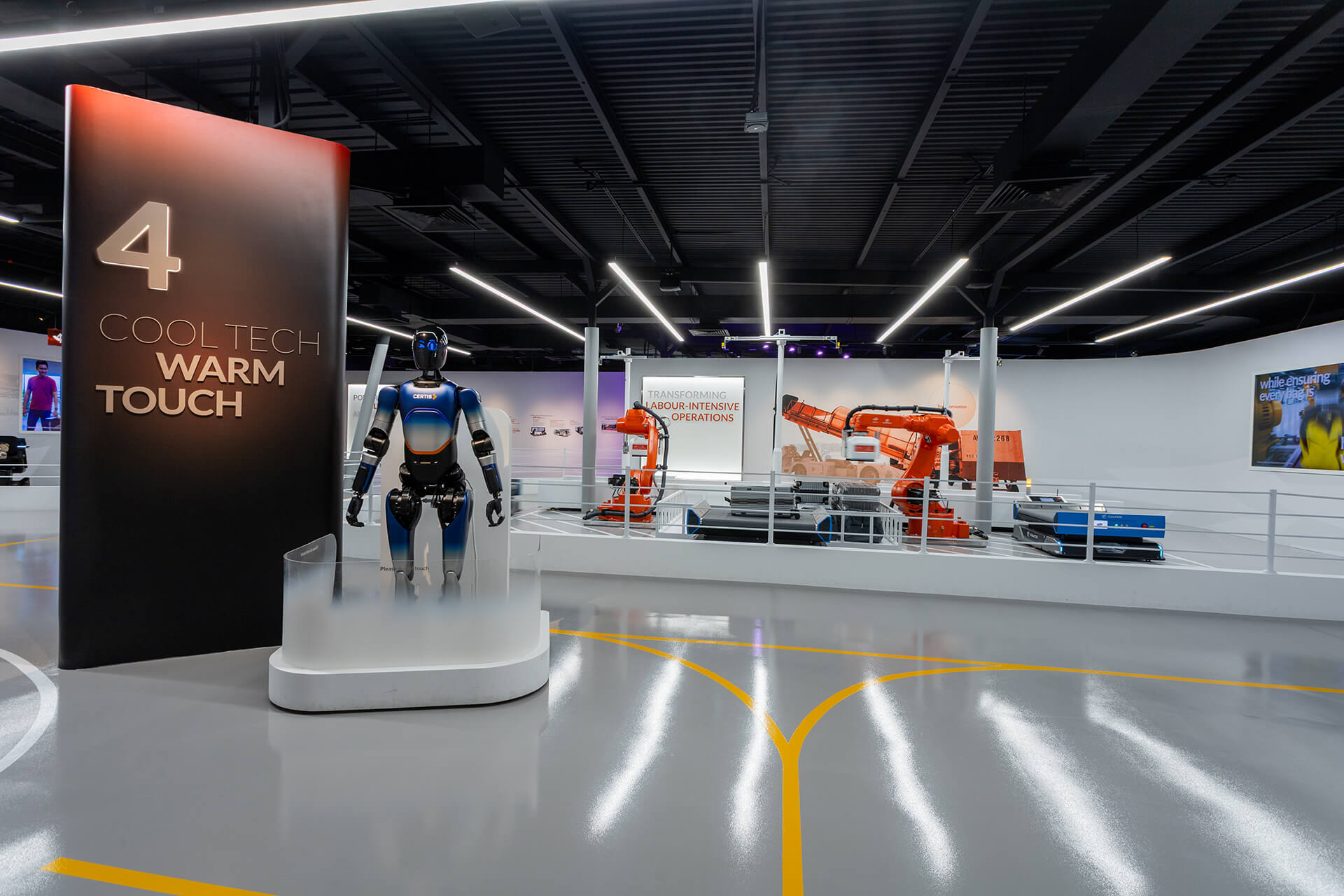 T5 in the Making exhibition displays technologies that are currently been researched with the intent to be implemented in the new terminal to address ageing population and climate change.
