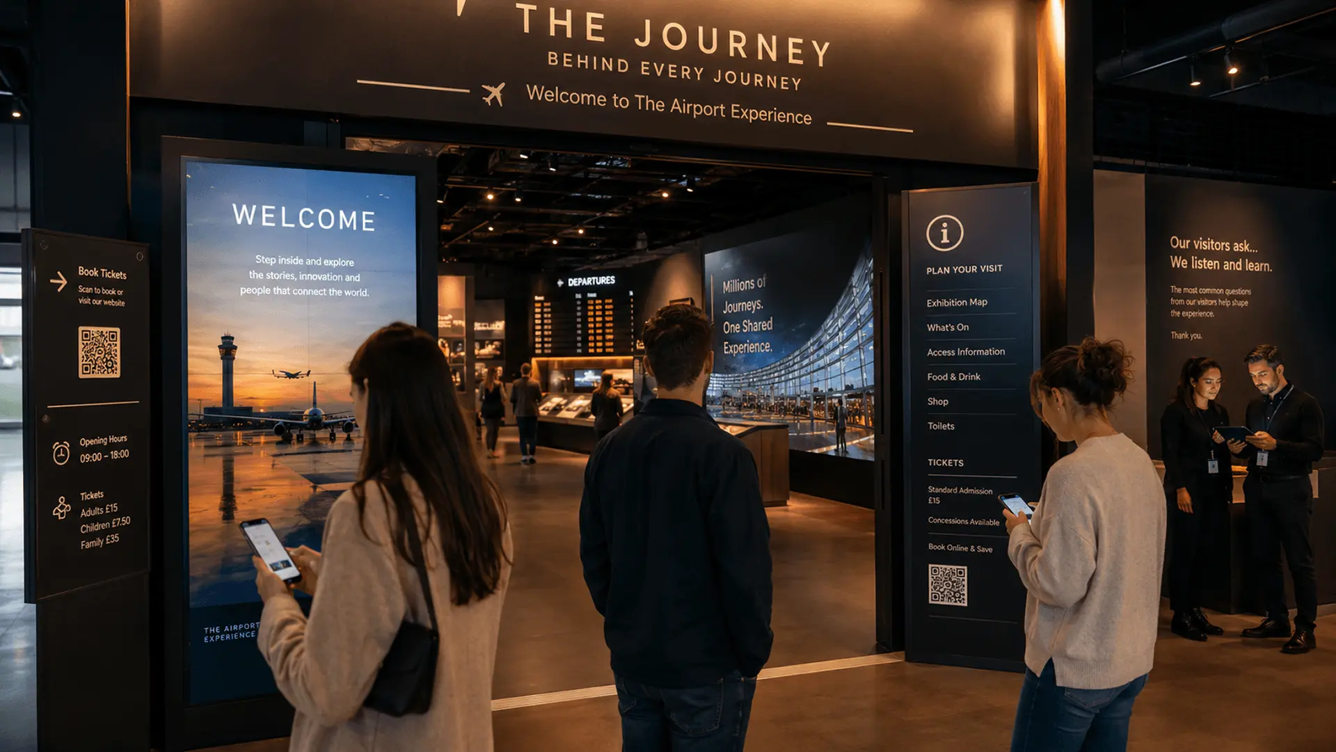 Before a visitor enters the space, expectations are already being formed. The opportunity is to understand the questions that can be observed, and close the gap before it shows up inside the venue.